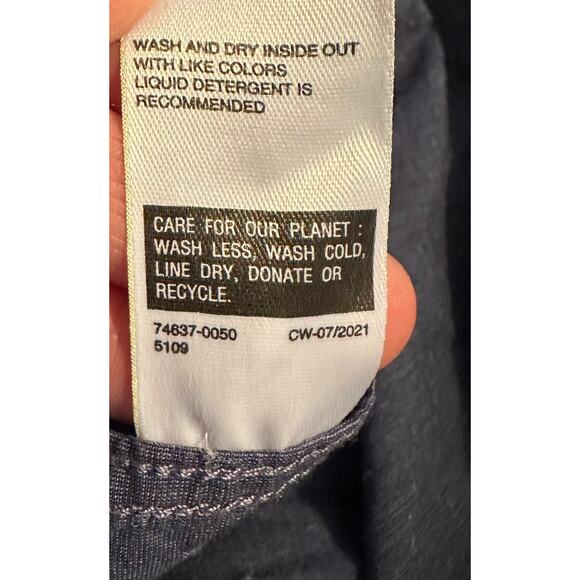 Men's EUC Levi's Slim Fit Long Sleeve Casual Button Down Shirt Cotton Blue Sz L - Picture 5 of 5